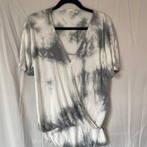 American Eagle Tie Dye Wrap Tee